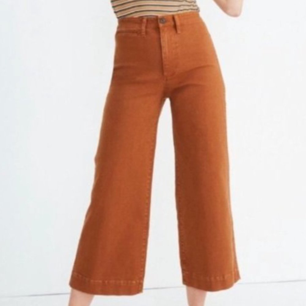 Madewell Slim Emmett Wide Leg Crop
